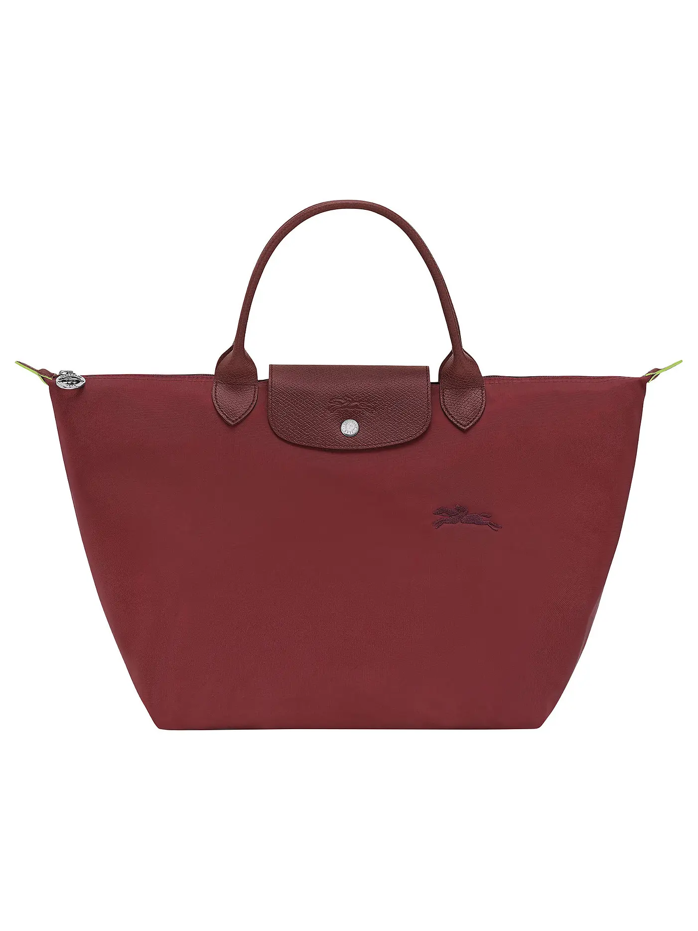 LONGCHAMP | Le Pliage  Green Handtasche Medium, Fir | dunkelrot